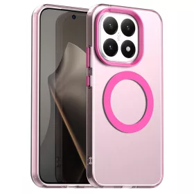   Xiaomi 15T, Ütésálló MagSafe tok, megemelt szélekkel - Pink - Techsuit - CandyCase