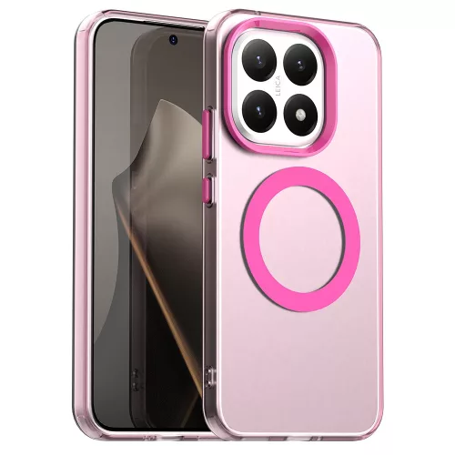 Xiaomi 15T, Ütésálló MagSafe tok, megemelt szélekkel - Pink - Techsuit - CandyCase