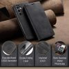 Hasított Eco Bőr kinyitható fekete tok - Nothing Phone 3a