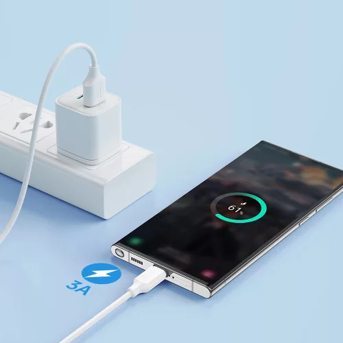 Joyroom A9 USB-A / USB-C kábel 3A 1m - Fehér