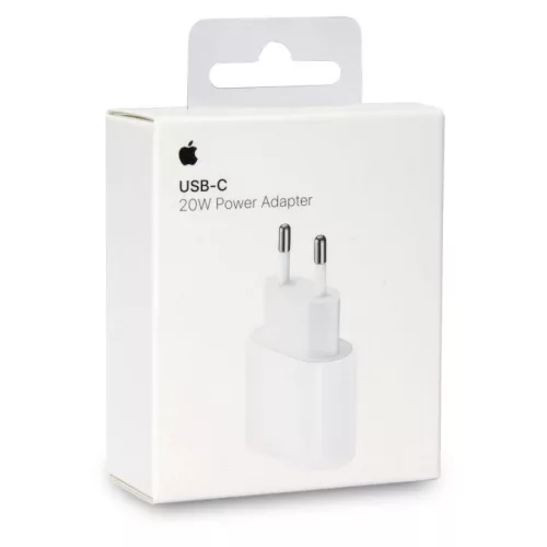 Apple hálózati töltő adapter, USB-C, 20W, 3A - fehér
