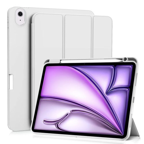 Techsuit – Flex Trifold iPad tok (tolltartóval) – iPad Air 11 (2024) / Air 11 (2025) – Világos Szürke