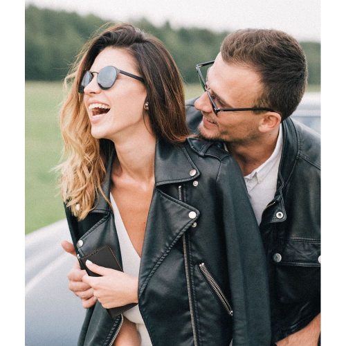 Samsung Galaxy A35 5G, Kinyitható kártyatartós tok, valódi bőrből - Fekete - SMART PRO