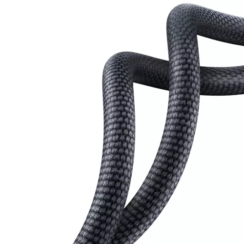 USB kábel - gyorstöltéshez és adatátvitelhez, USB Type-A / USB Type-C, 100W, 2m - Fekete - Baseus Crystal Shine