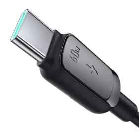   Joyroom Multi-Color 60W A14 USB-C / USB-C Kábel 1.2 m - Fekete