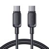 Joyroom Multi-Color 60W A14 USB-C / USB-C Kábel 1.2 m - Fekete