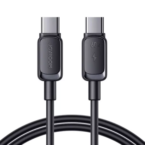 Joyroom Multi-Color 60W A14 USB-C / USB-C Kábel 1.2 m - Fekete