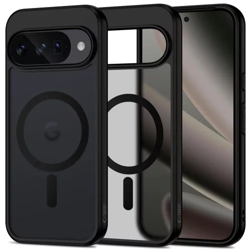 Google Pixel 10 / 10 Pro XL, Tech-Protect MagMat MagSafe tok - Matt fekete