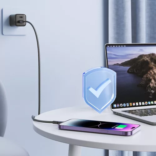 Joyroom Surpass Series A11 USB-A / Lightning 2.4A Kábel 1.2 m – Fekete