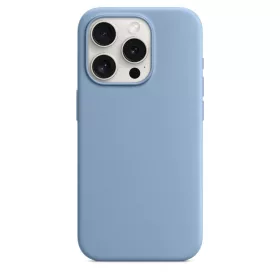 MagSafe Szilikon tok iPhone 15 Pro Max - blue (Világoskék)