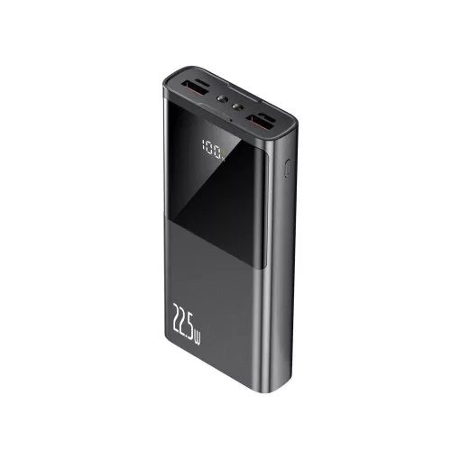 Tech-Protect Powerbank PB13 20000mAh 22.5W 2x USB-A / USB-C / Lightning-USB-C / USB-A kábel - szürke