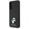Karl Lagerfeld - Saffiano - Samsung Galaxy A36 / A56 5G - Karl & Choupette fém díszítéssel