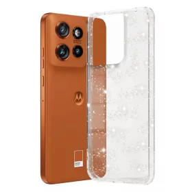   Techsuit - SparkleSkin Glitteres tok Motorola Edge 50 Neo / Motorola ThinkPhone 25 - Átlátszó