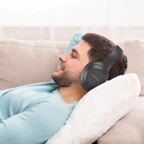 Borofone BO20 Bluetooth Fejhallgató - Fekete