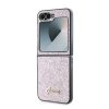 Guess Glitteres Tok Samsung Galaxy Z Flip 6 - Rózsaszín