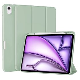   Techsuit – Flex Trifold iPad tok (tolltartóval) – iPad Air 11 (2024) / Air 11 (2025) – Matcha Zöld