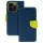 Fancy Case Kinyitható kék/zöld tok (iPhone 11 Pro)