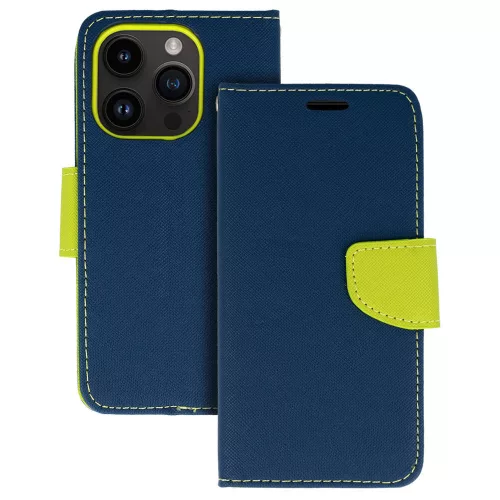 Fancy Case Kinyitható kék/zöld tok (iPhone 11 Pro)