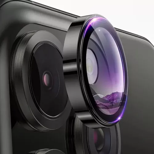 Protect 3D Lens Edzett Üveg Kamera Védő iPhone 16 Pro/16 Pro Max - Átlátszó