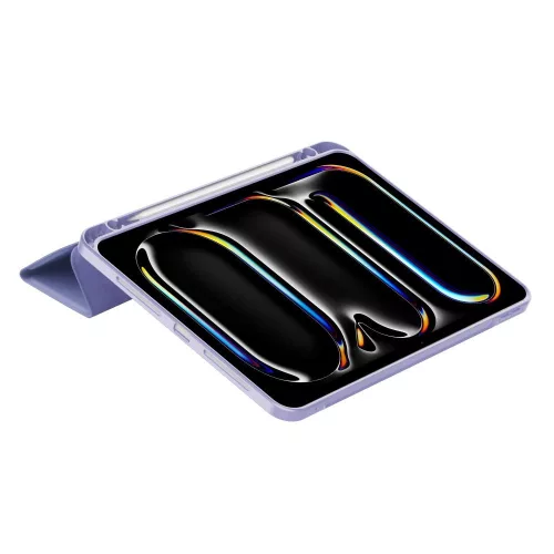 Tech-Protect iPad tok Pencil tartóval - Lila - iPad Pro 11" (2024)