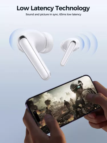 Joyroom Funpods JR-FB3 TWS Bluetooth 5.3 Vezeték nélküli Fülhallgató - Fehér