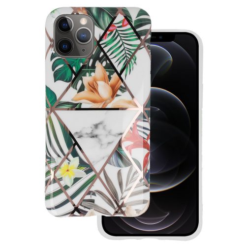 Virág mintás szilikon tok - iPhone 11