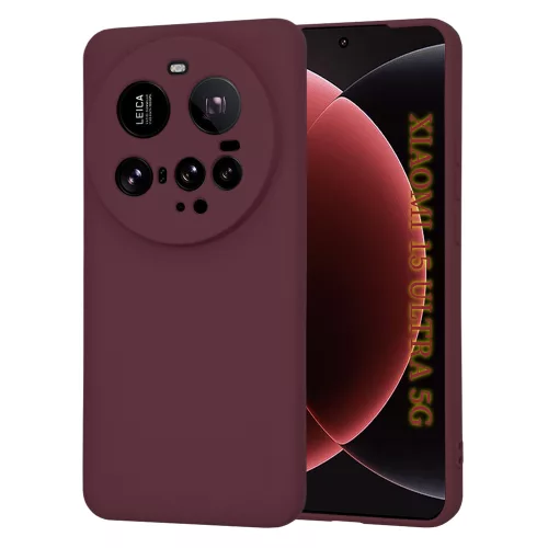 Techsuit SoftFlex szilikon tok Xiaomi 15 Ultra - Bordó