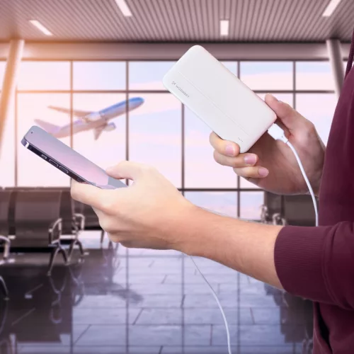 Wozinsky powerbank Li-Po 10000mAh Power Bank 2x USB-porttal (WPBWE1) - Fehér