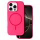 Magsafe Slim Szilikon tok iPhone 13 Pro - Pink