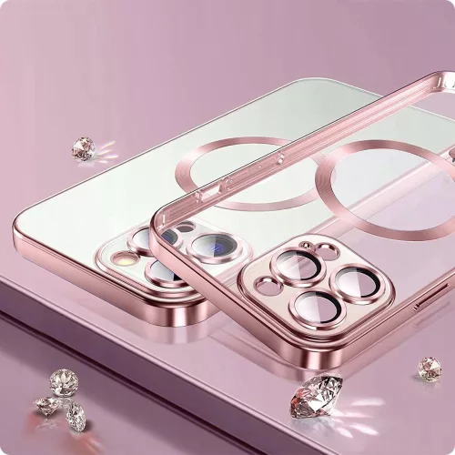 Tech-Protect MagShine arany MagSafe tok iPhone 13 / 14