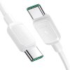 Joyroom Multi-Color 100W A14 USB-C / USB-C 3A Kábel 1.2 m - Fehér
