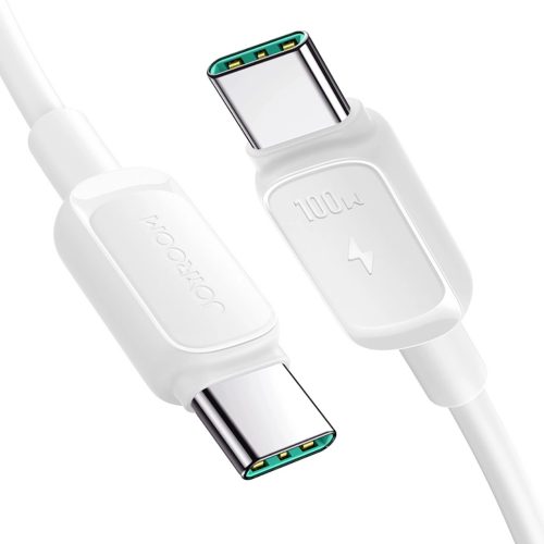 Joyroom Multi-Color 100W A14 USB-C / USB-C 3A Kábel 1.2 m - Fehér