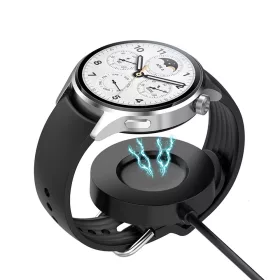   Techsuit - Okosóra Töltő (TXC6) - Xiaomi Watch S1 Pro-hoz, USB, 4W - Fekete