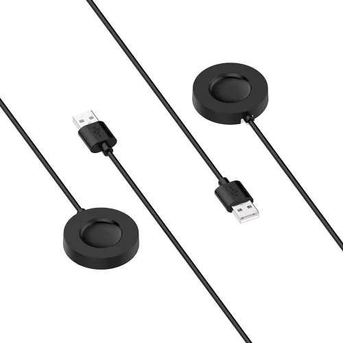 Techsuit - Okosóra Töltő (TXC6) - Xiaomi Watch S1 Pro-hoz, USB, 4W - Fekete