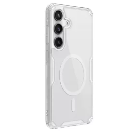   Nillkin Nature Pro Ütésálló Átlátszó Tok Mágneses Gyűrűvel (Samsung Galaxy S24)