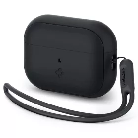 Spigen fekete csuklópántos szilikon Airpods Pro tok