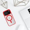 iPhone 17 Pro Max, MagSafe ütésálló tok - Piros - Acrylic Color Case