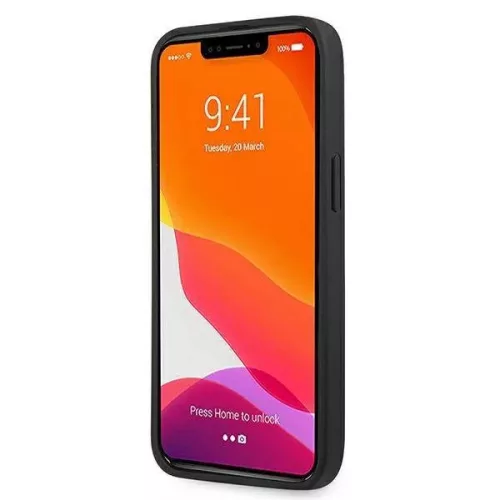 Karl Lagerfeld Saffiano fekete tok (iPhone 13 Mini)