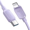 Joyroom Multi-Color A14 USB-C / Lightning Kábel 20W - 1.2 m - Lila