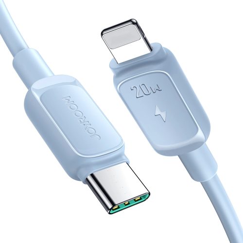 Joyroom Multi-Color A14 USB-C / Lightning Kábel 20W - 1.2 m - Kék