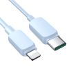 Joyroom Multi-Color A14 USB-C / Lightning Kábel 20W - 1.2 m - Kék