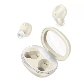   Hoco Crystal EQ3 Vezeték nélküli Bluetooth 5.3 fülhallgató - LED kijelző - Bézs