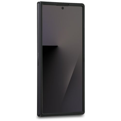Samsung Galaxy Z Fold 7, Guess Kemény tok ECO bőrből, 4G Big Logo-val - Fekete