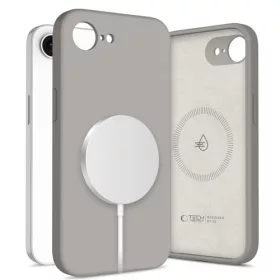 Tech-Protect Silicone MagSafe tok iPhone 16e - Szürke