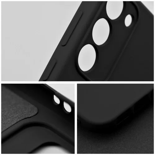 SILICONE Soft-Touch tok SAMSUNG S25 Plus - Fekete