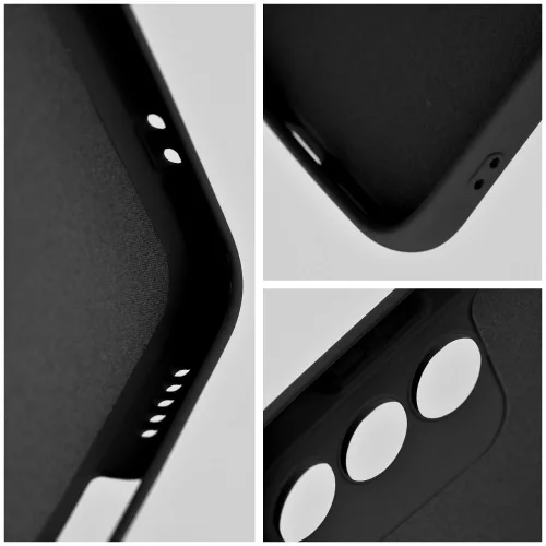 SILICONE Soft-Touch tok SAMSUNG S25 Plus - Fekete
