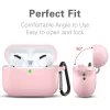 Techsuit - Szilikon tok - AirPods Pro 1 / 2 - Pink