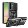 Modern Ütésálló Telefontok Állvánnyal és Kamera Védelemmel Samsung Galaxy A36 / A56 5G - Fekete