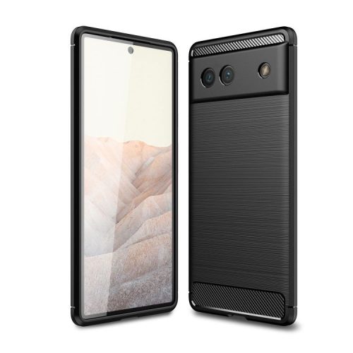 Szilikon karbon mintás tok (Google Pixel 6)