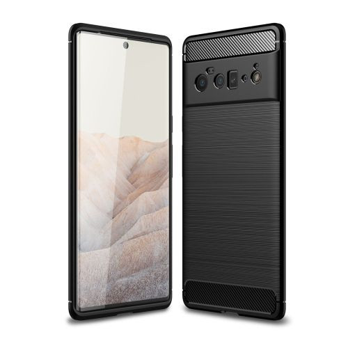 Szilikon karbon mintás tok (Google Pixel 6 Pro)